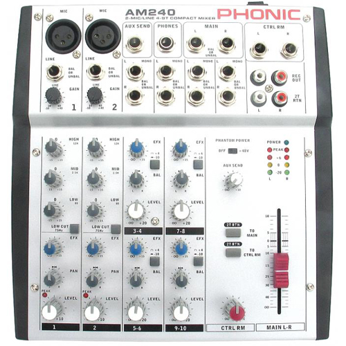 Смесителен пулт  Phonic AM 240 